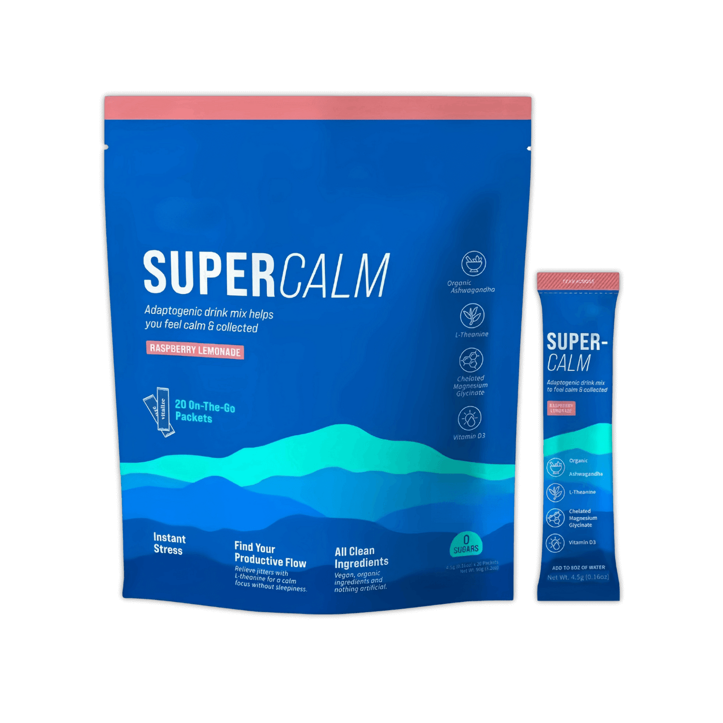 SuperCalm™ - Sabor Limonada de frambuesa